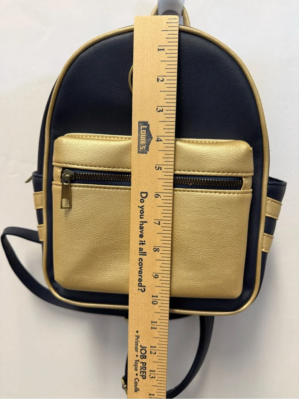 Marvel Captain Marvel Black and Gold Mini Backpack